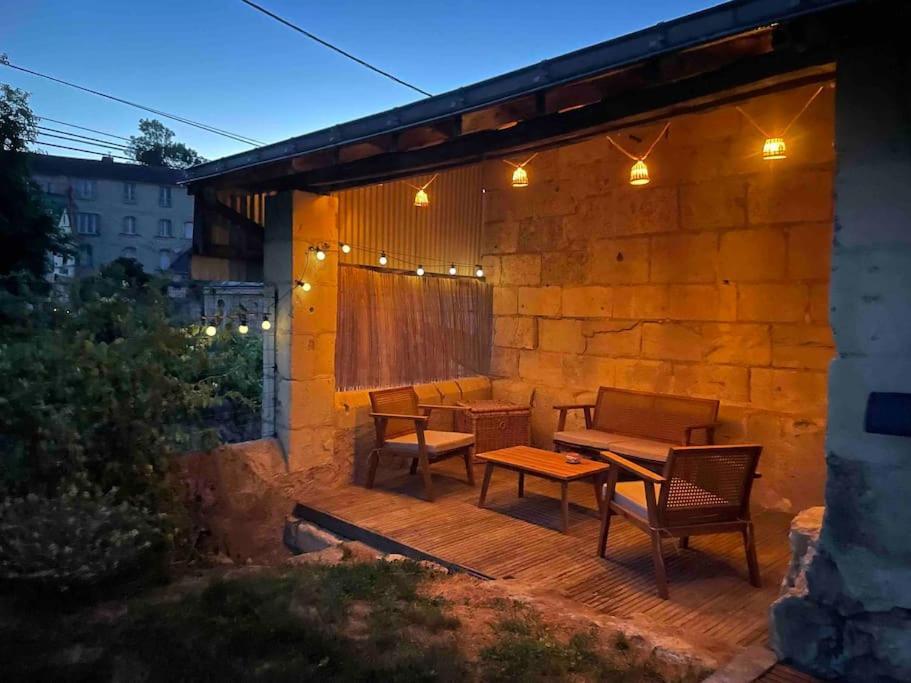 Chez Juliette - Maison Et Jardin - Bord De Loire A 쏘뮤흐 외부 사진